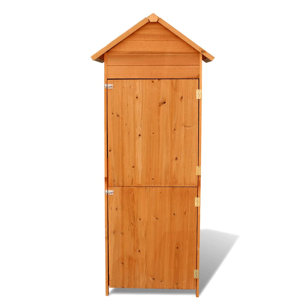 Armoire de rangement de jardin Marron 79x49x190 cm