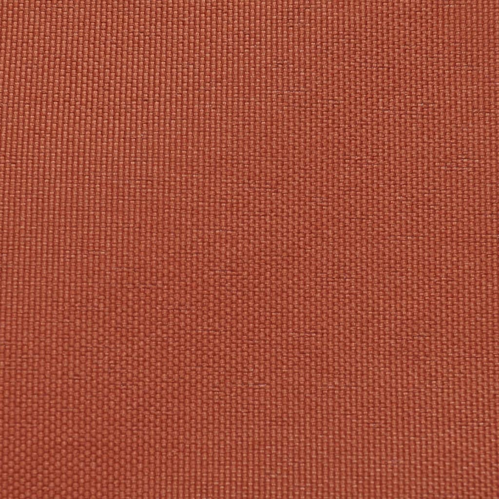 Parasol en tissu Oxford triangulaire 5x5x5 m Ocre marron