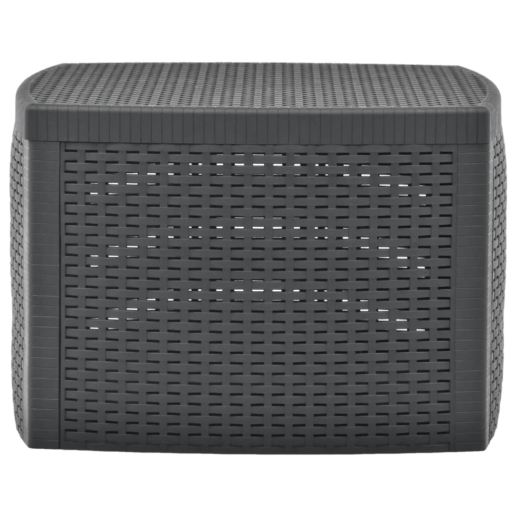 Table d'appoint Anthracite 54x54x36,5 cm Plastique