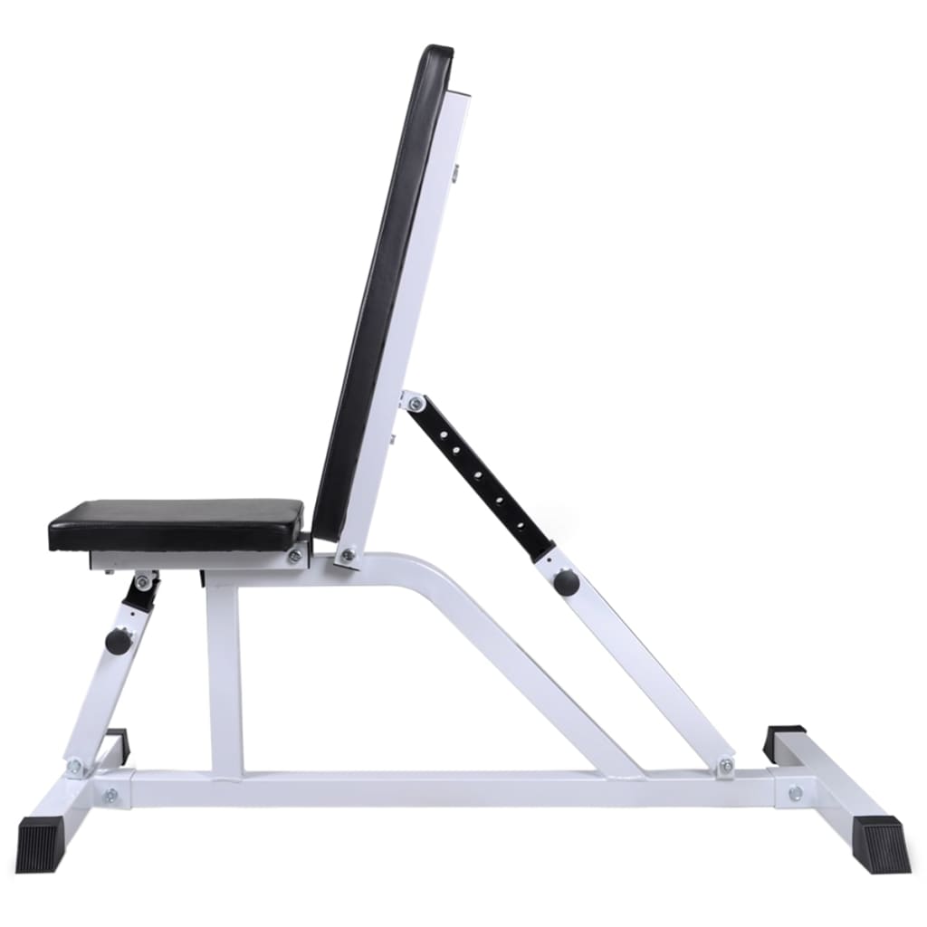 Banc d'entraînement avec jeu d'haltères 30,5 kg