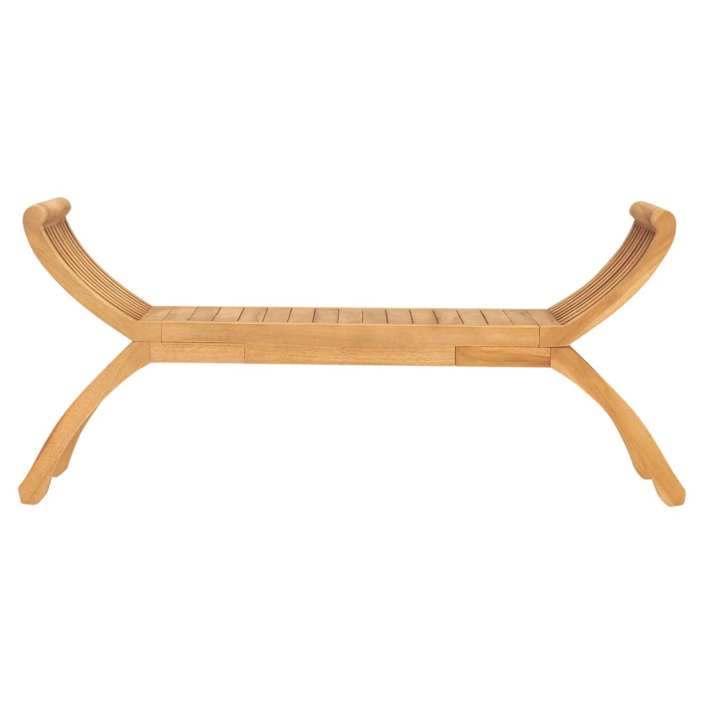 Banc de jardin 126 cm Bois de teck solide