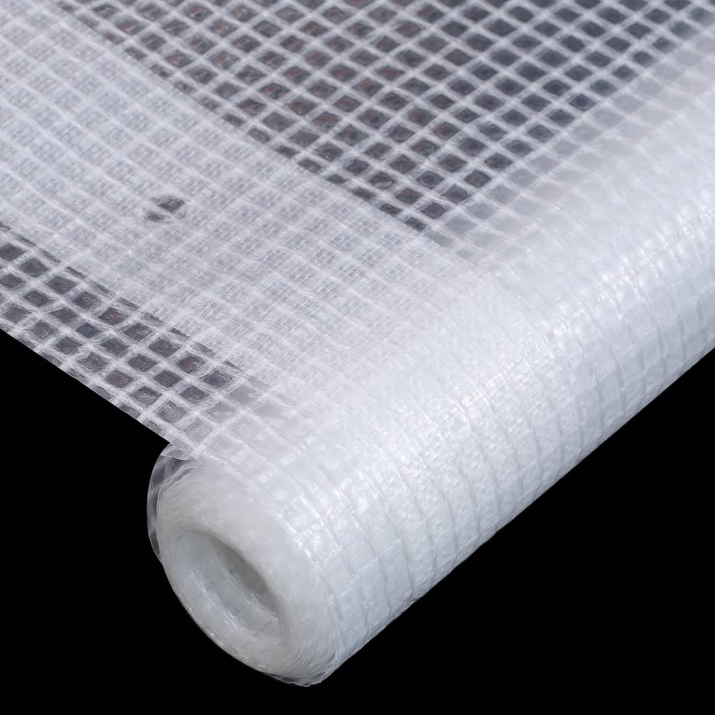 Bâches Leno 2 pcs 260 g/m² 2x4 m Blanc