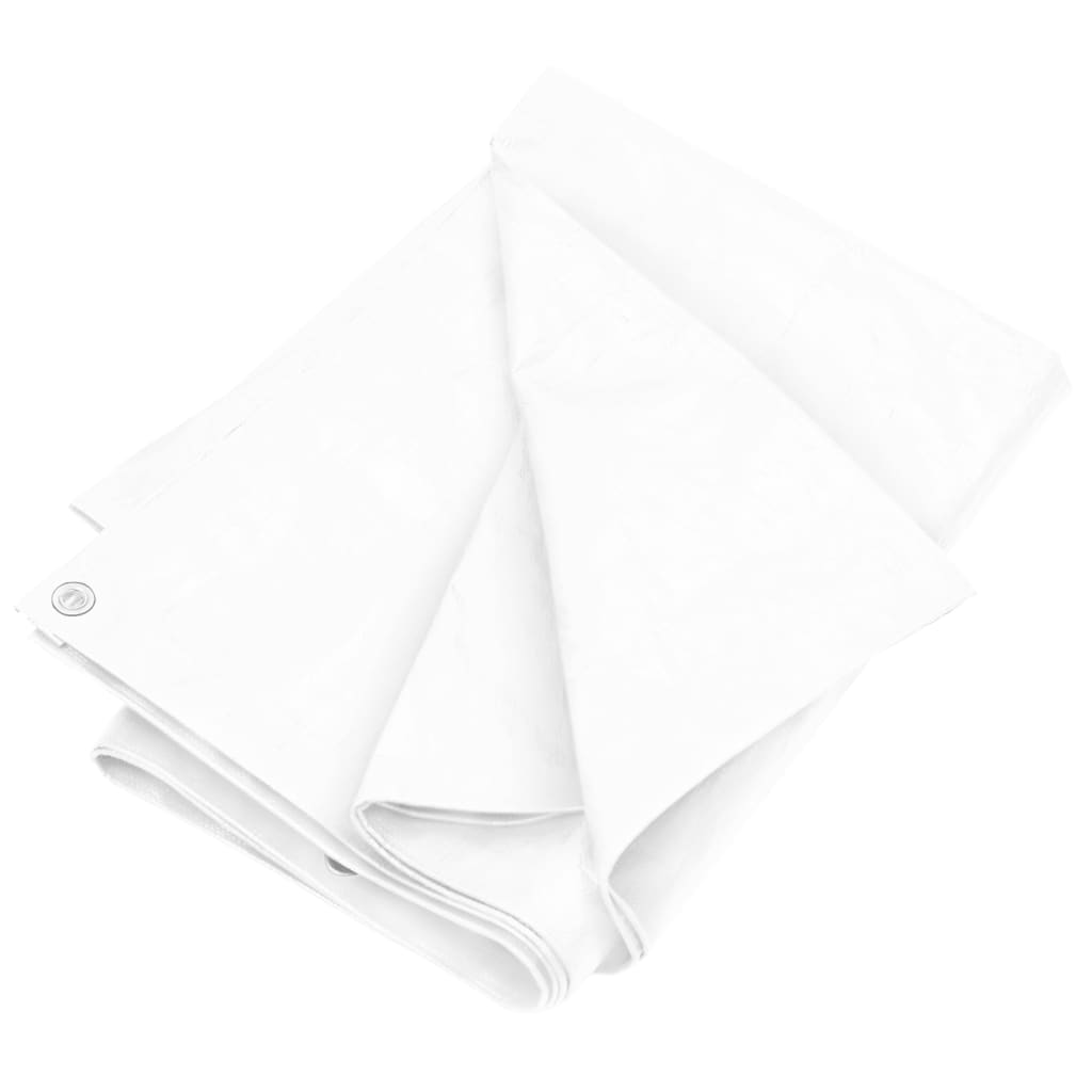 Bâche 180 g/m² 3x6 m Blanc PEHD