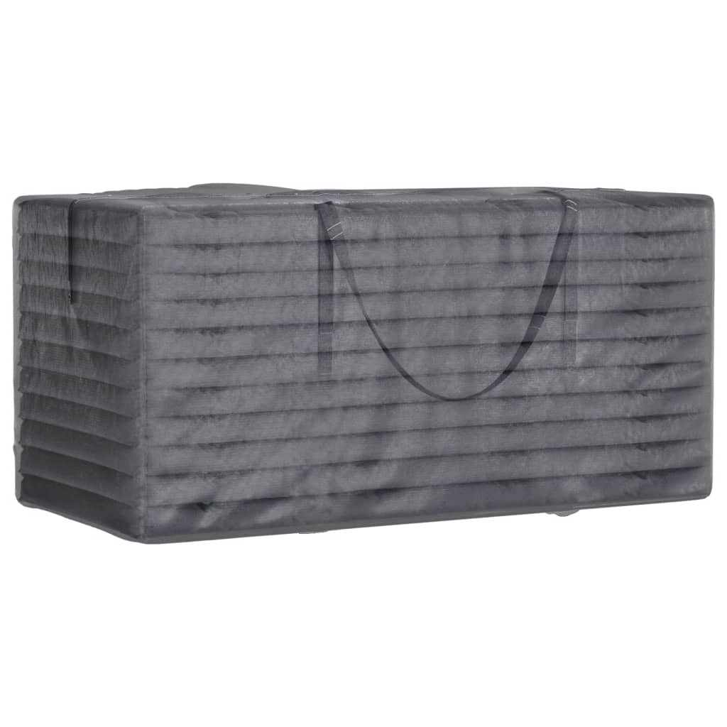 Sac de rangement pour coussins de jardin noir 150x75x75 cm PE