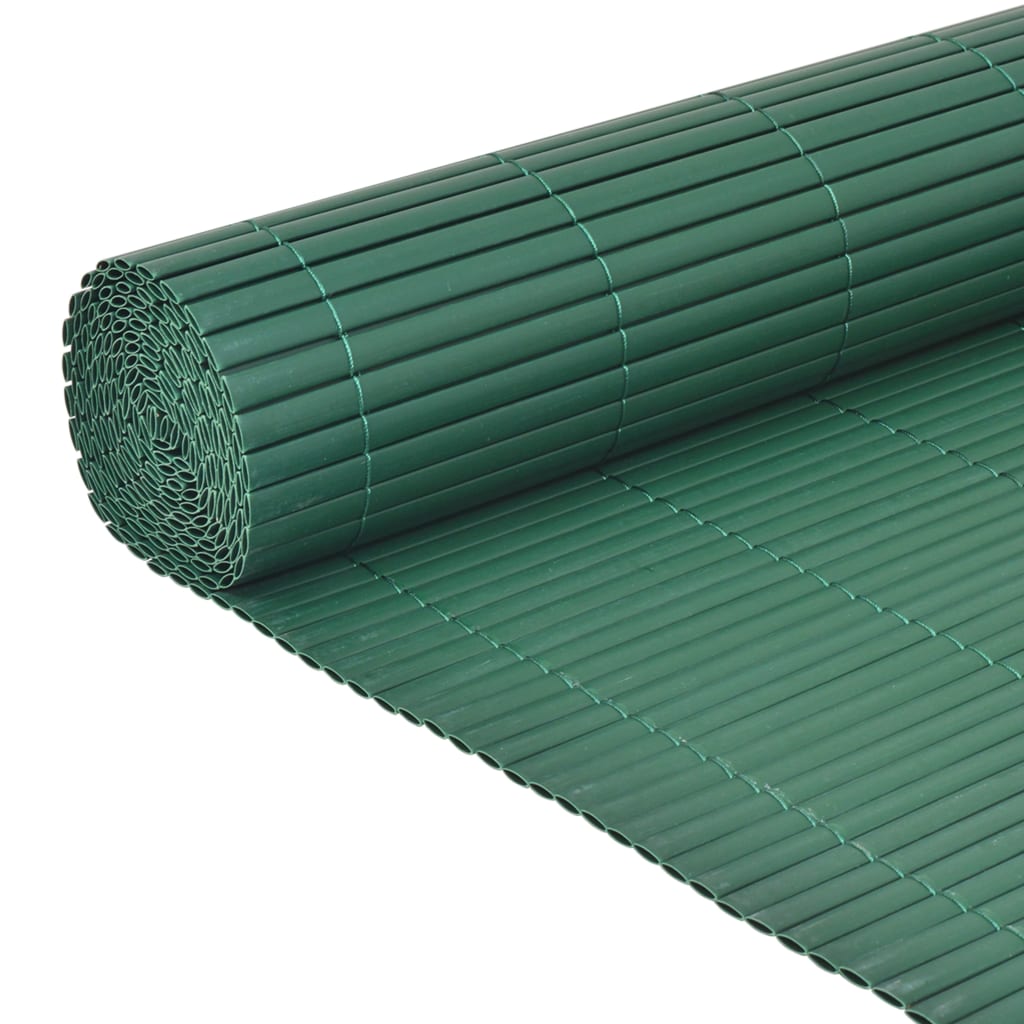 Clôture de jardin Double face PVC 90 x 500 cm Vert