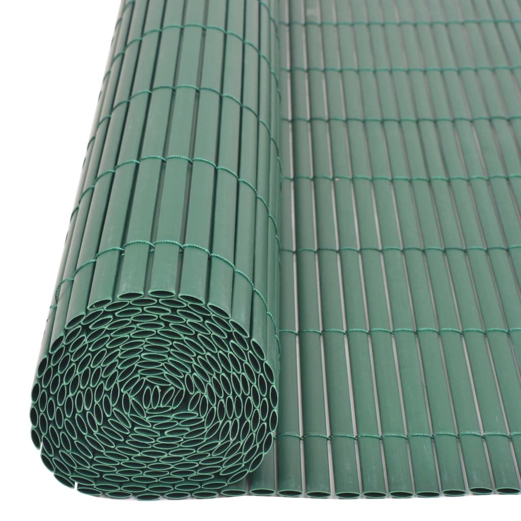 Clôture de jardin Double face PVC 90 x 500 cm Vert