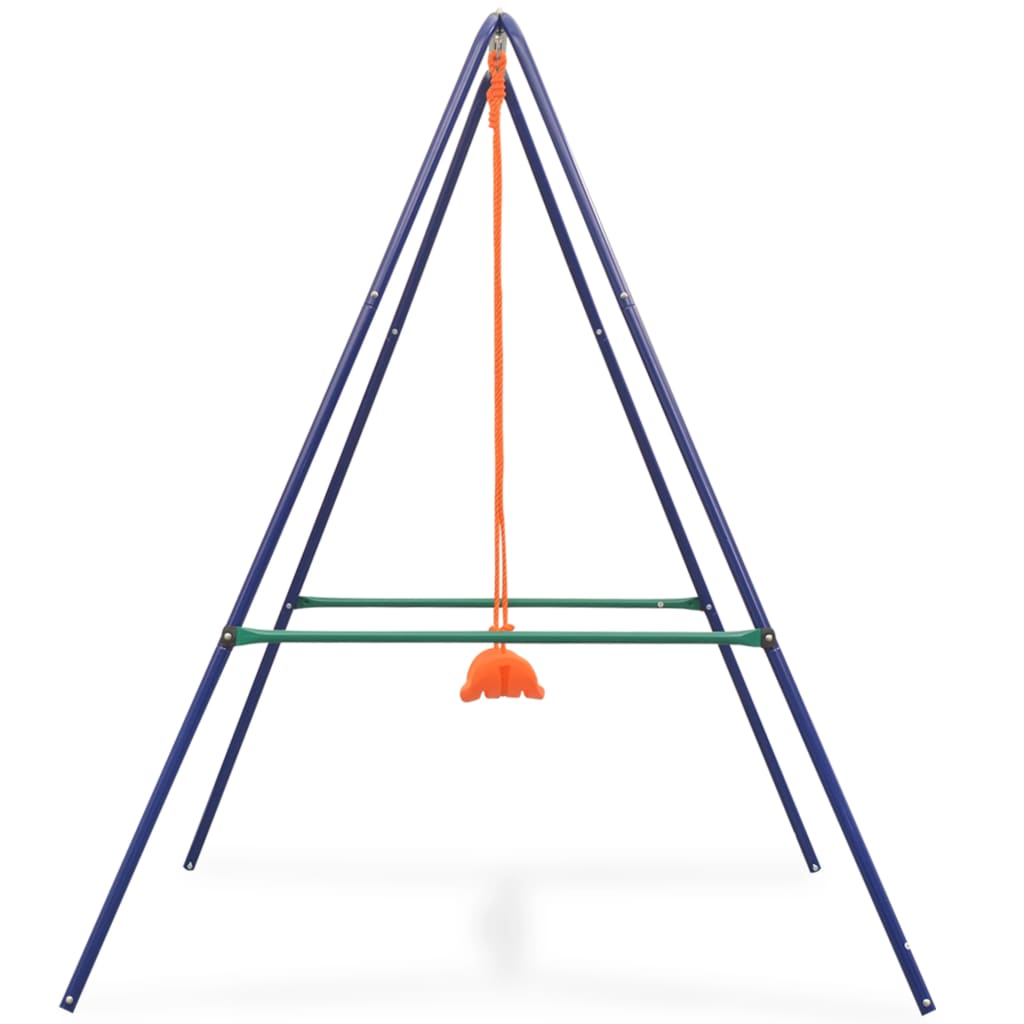 Balançoire simple 2-en-1 et balançoire pour tout-petits Orange