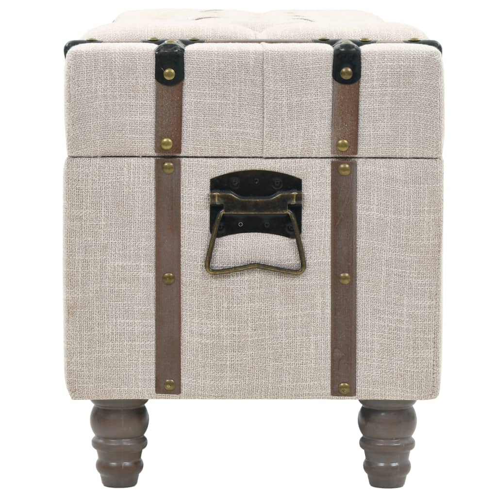 Ensemble de bancs de rangement 3 pcs Bois massif et acier