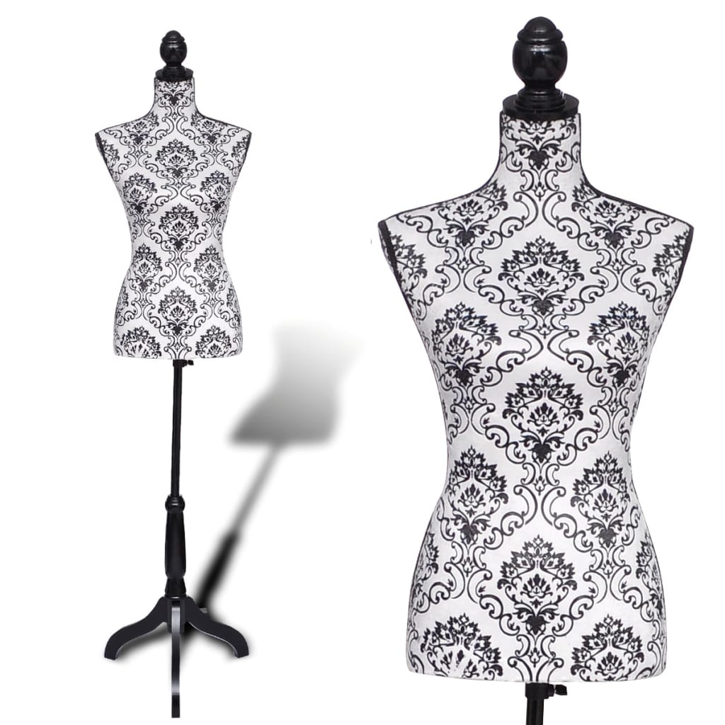 Buste de présentation Femme Noir et blanc