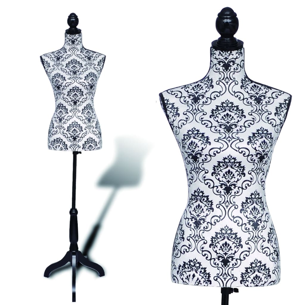 Buste de présentation Femme Noir et blanc