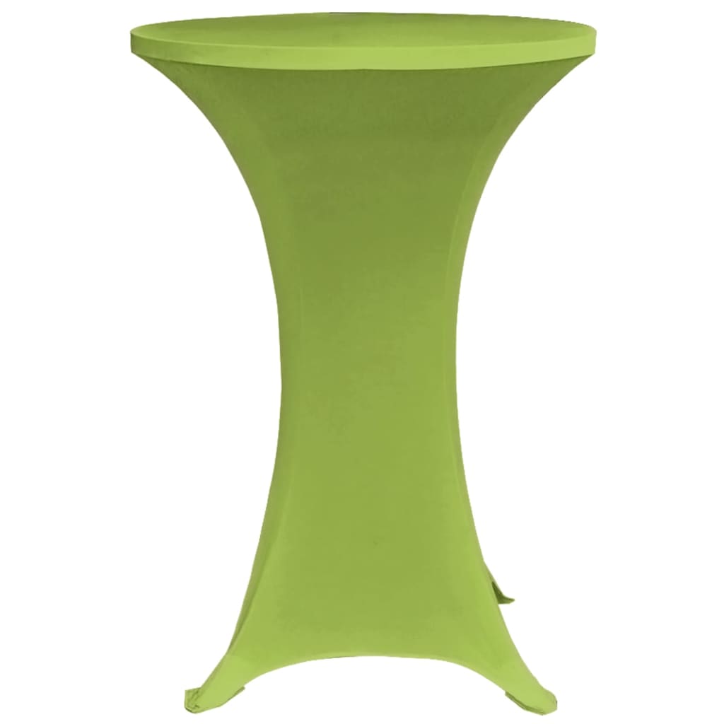 Housse de table extensible 2 pcs 70 cm Verte