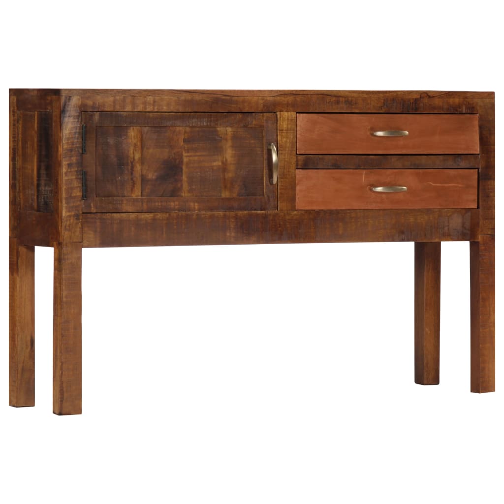 Buffet 118x30x75 cm Bois de manguier massif