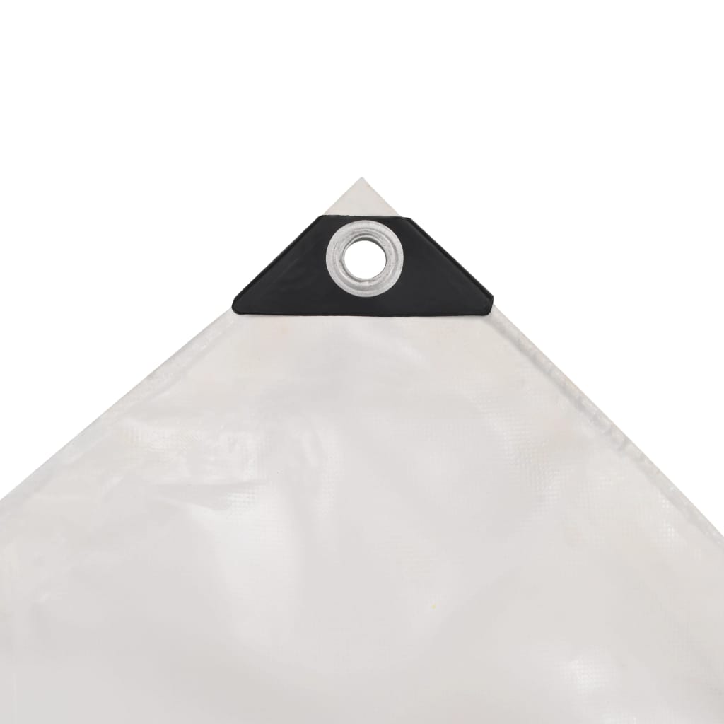 Bâche 650 g / m² 1,5 x 20 m Blanc