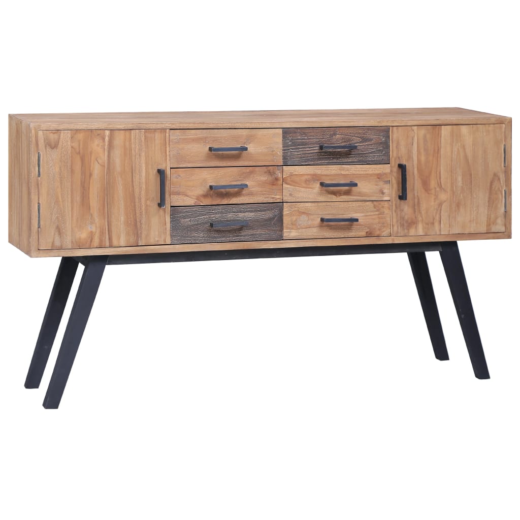 Armoire latérale 140 x 30 x 75 cm Teck solide