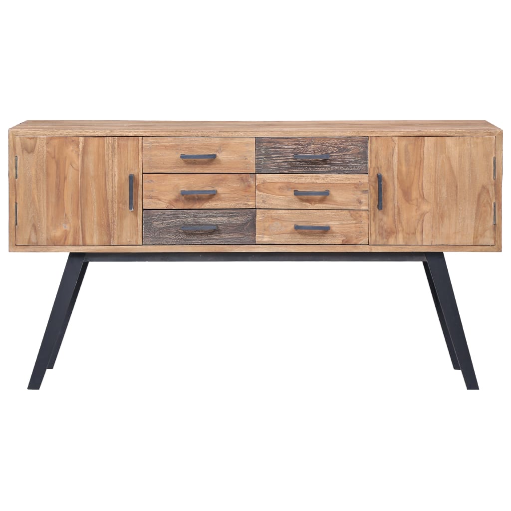 Armoire latérale 140 x 30 x 75 cm Teck solide