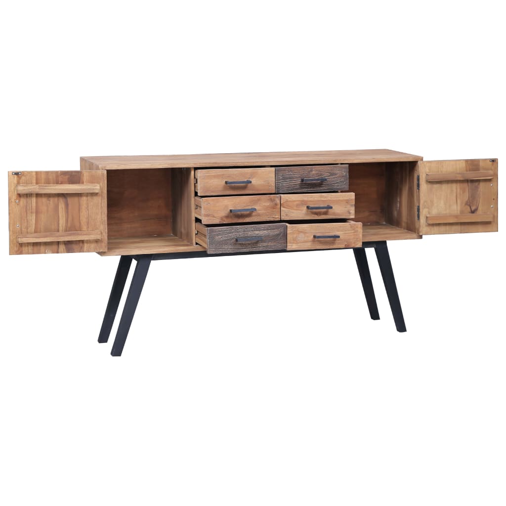Armoire latérale 140 x 30 x 75 cm Teck solide