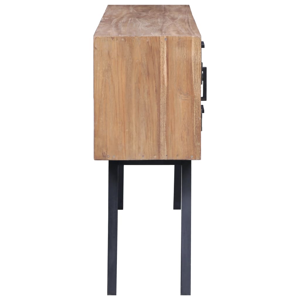 Armoire latérale 140 x 30 x 75 cm Teck solide