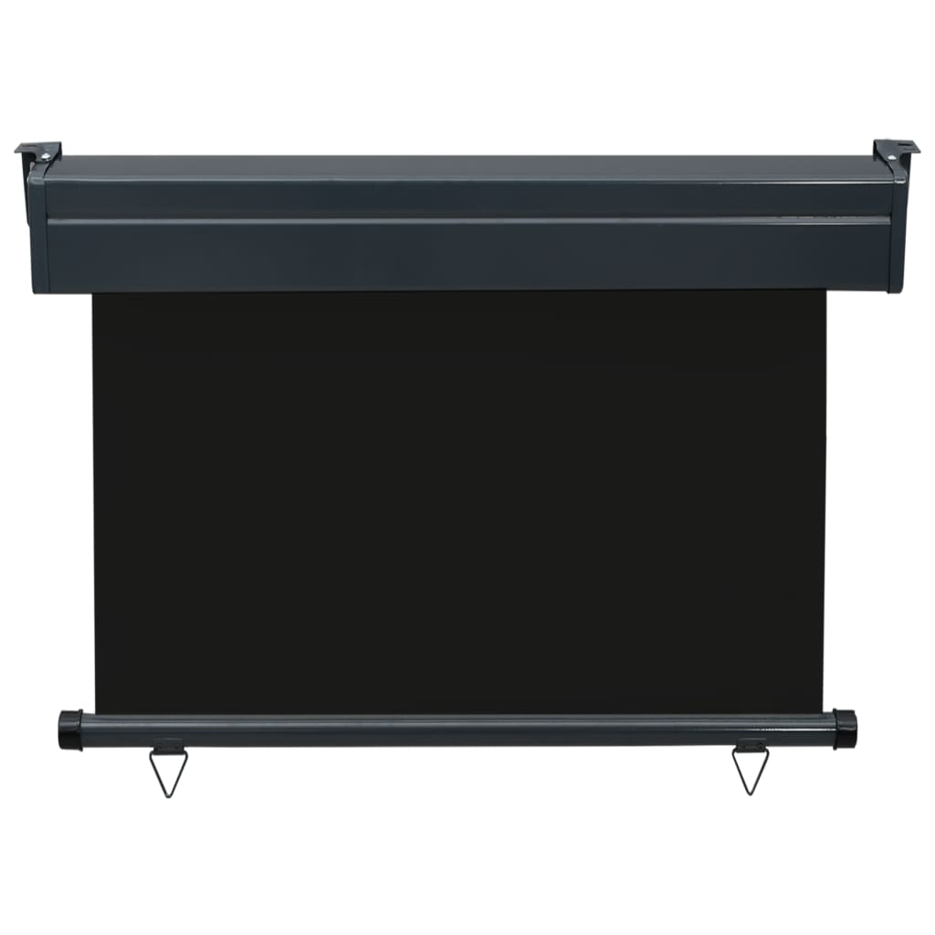 Auvent latéral de balcon 105x250 cm noir