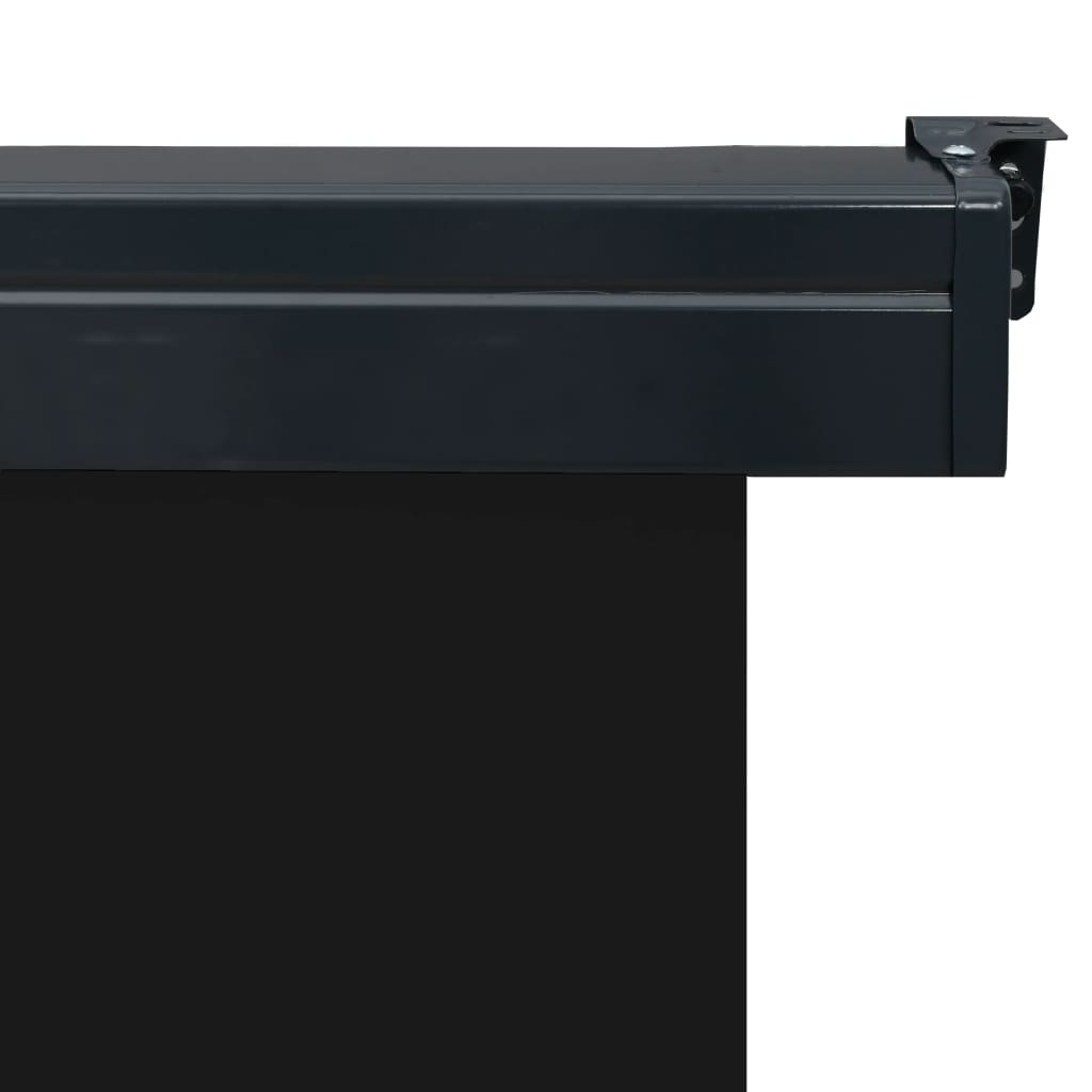 Auvent latéral de balcon 105x250 cm noir