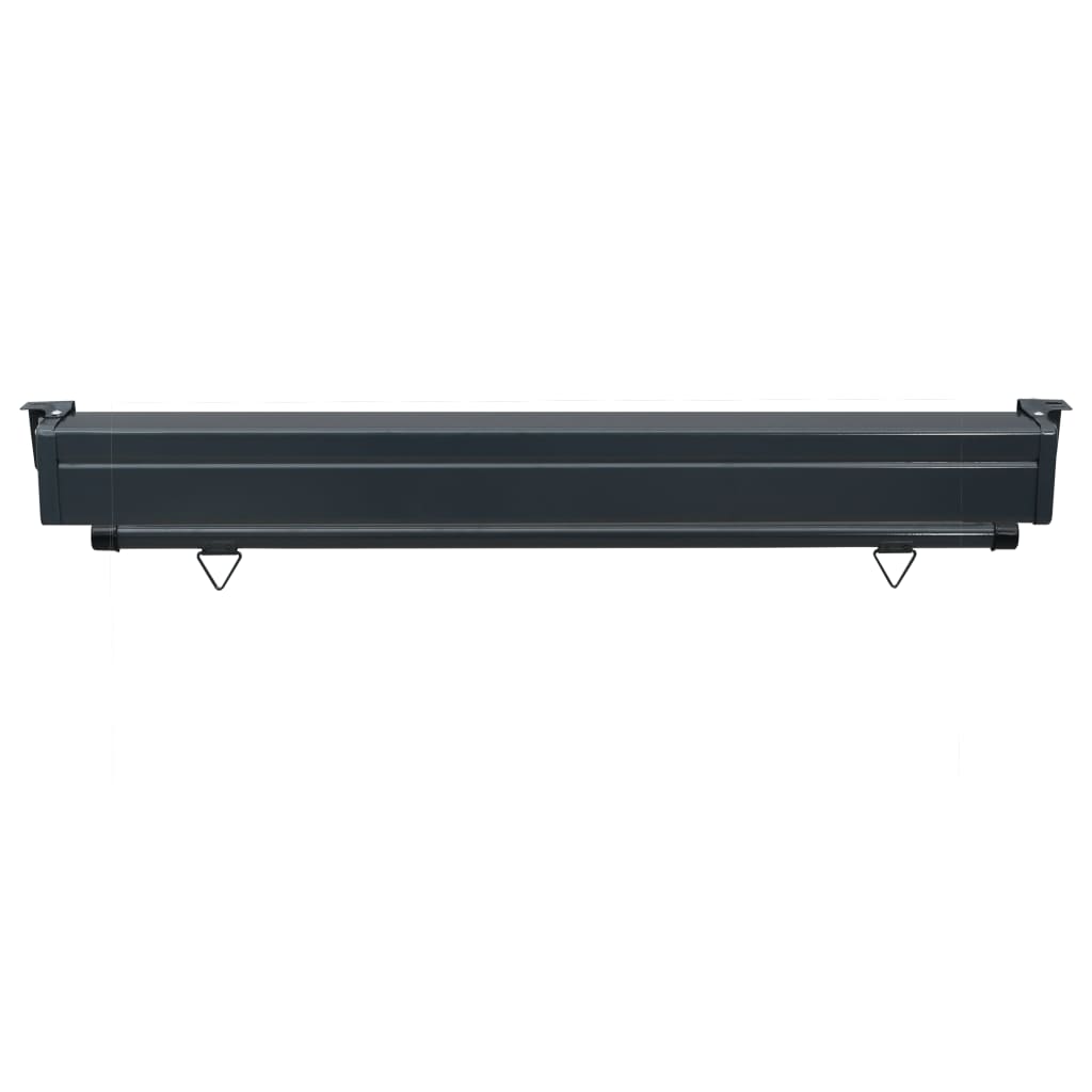 Auvent latéral de balcon 140x250 cm Rouge