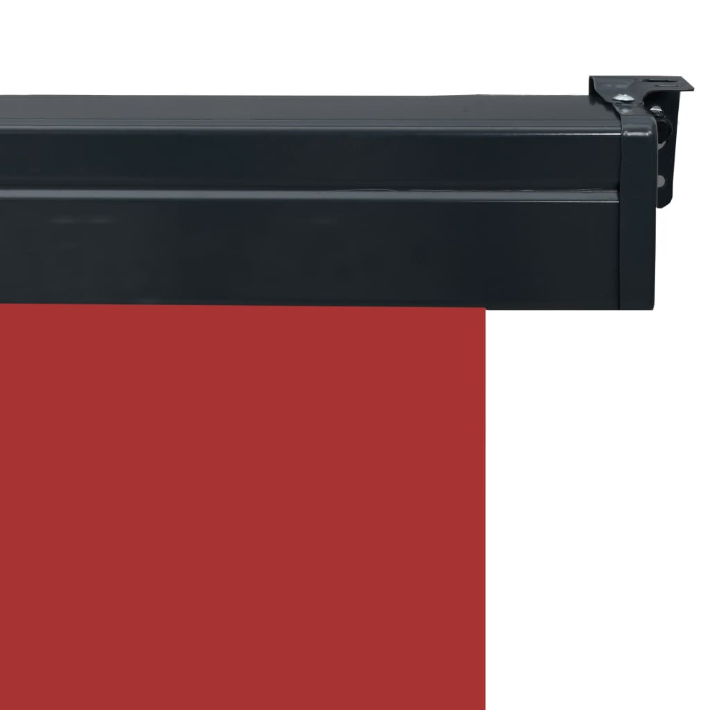 Auvent latéral de balcon 140x250 cm Rouge