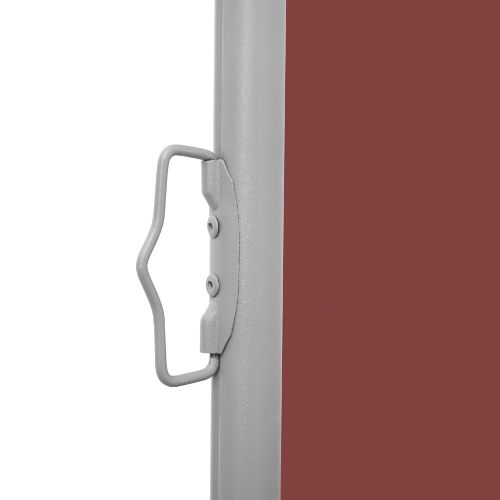 Auvent latéral rétractable 170 x 600 cm Marron