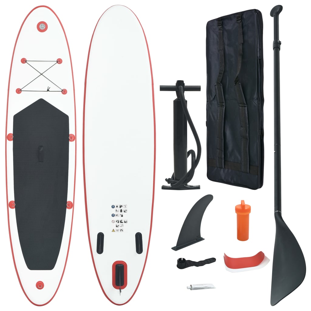 Stand Up Paddle Planche à rame Rouge et blanc