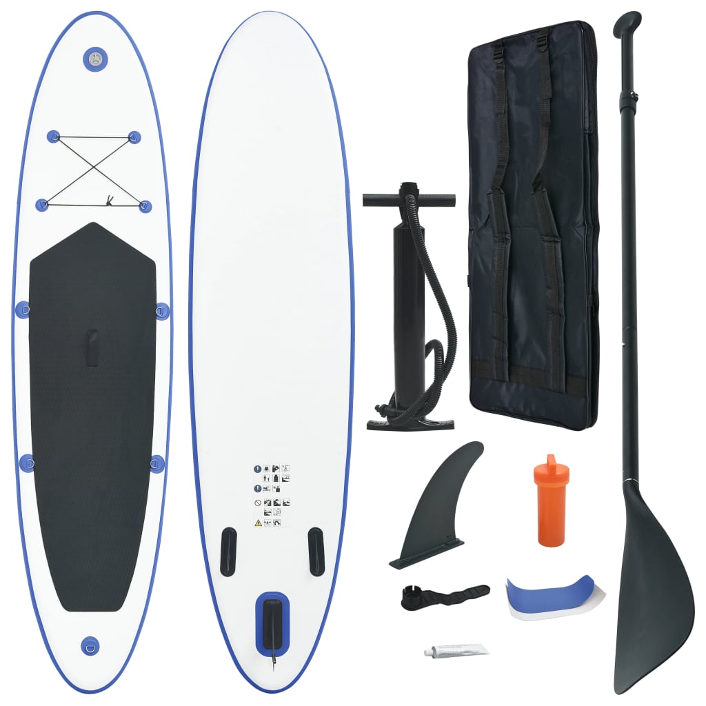Stand Up Paddle Planche à rame Bleu et blanc