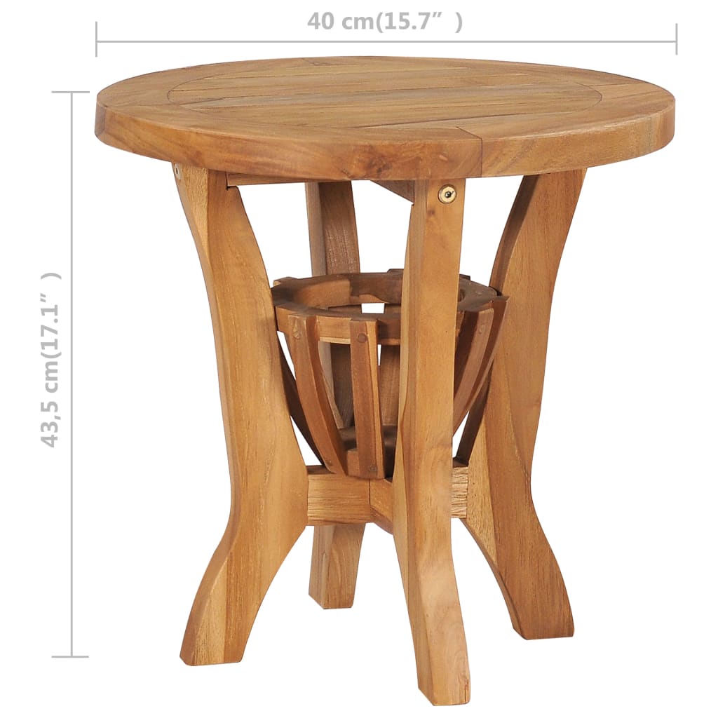 Ensemble de bistro de jardin 3 pcs Bois de teck solide