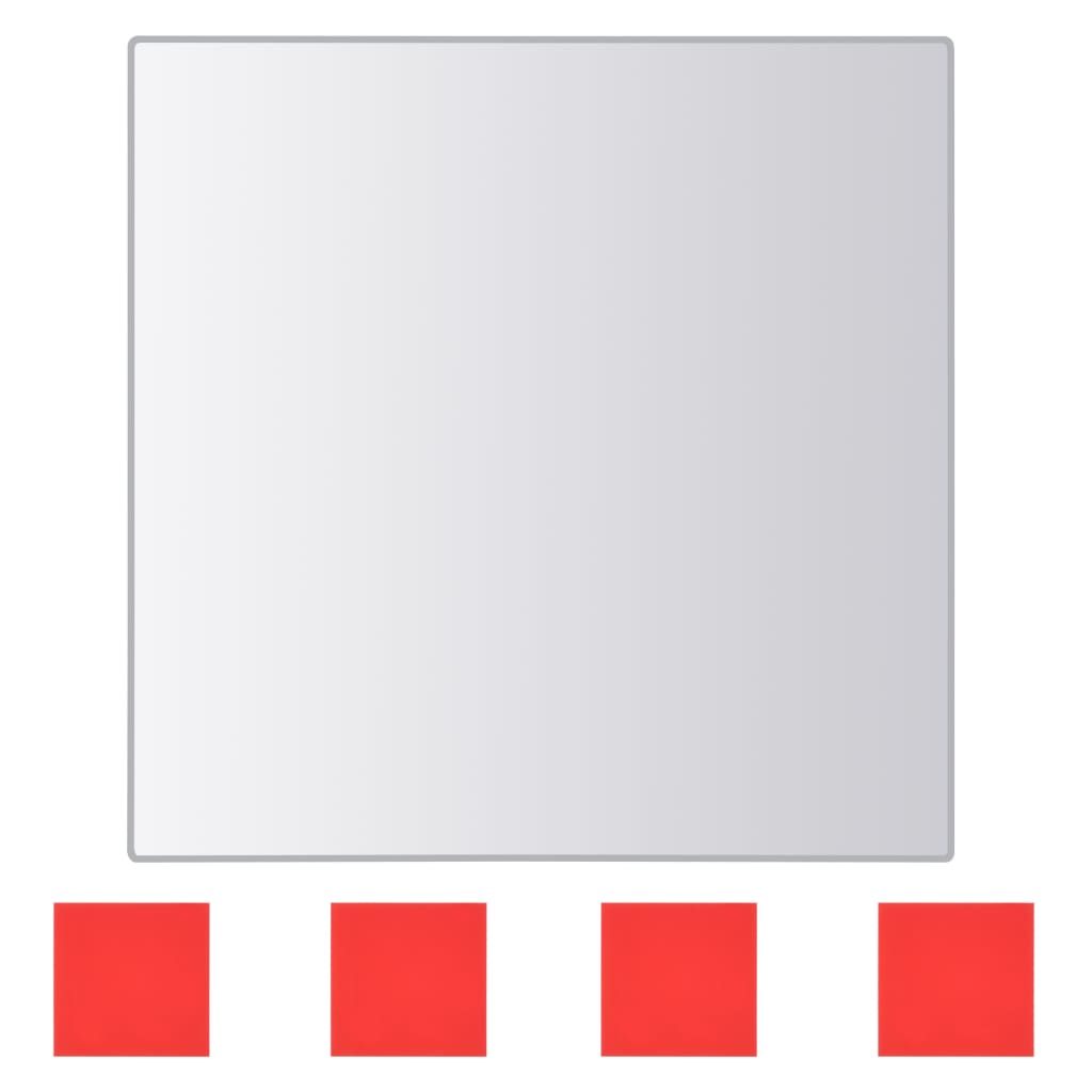 Carreaux de miroir 16 pcs Multi-forme Verre