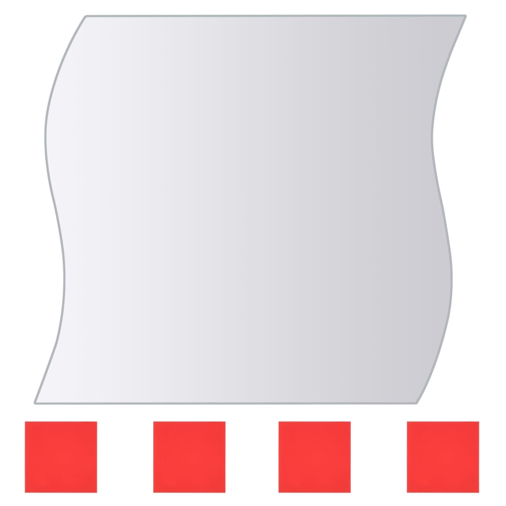 Carreaux de miroir 16 pcs Multi-forme Verre