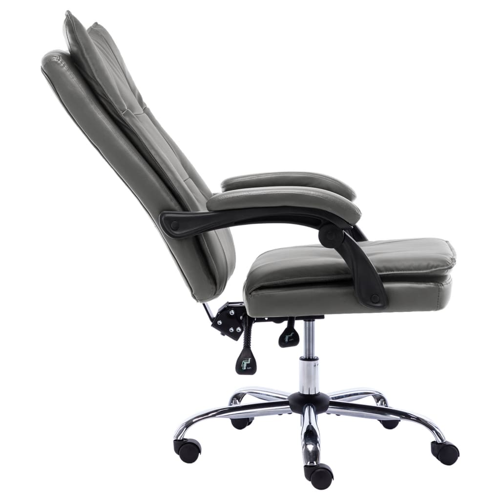 Chaise de bureau Anthracite Similicuir