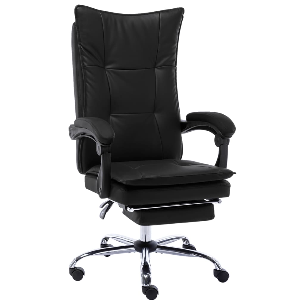 Chaise de bureau Noir Similicuir