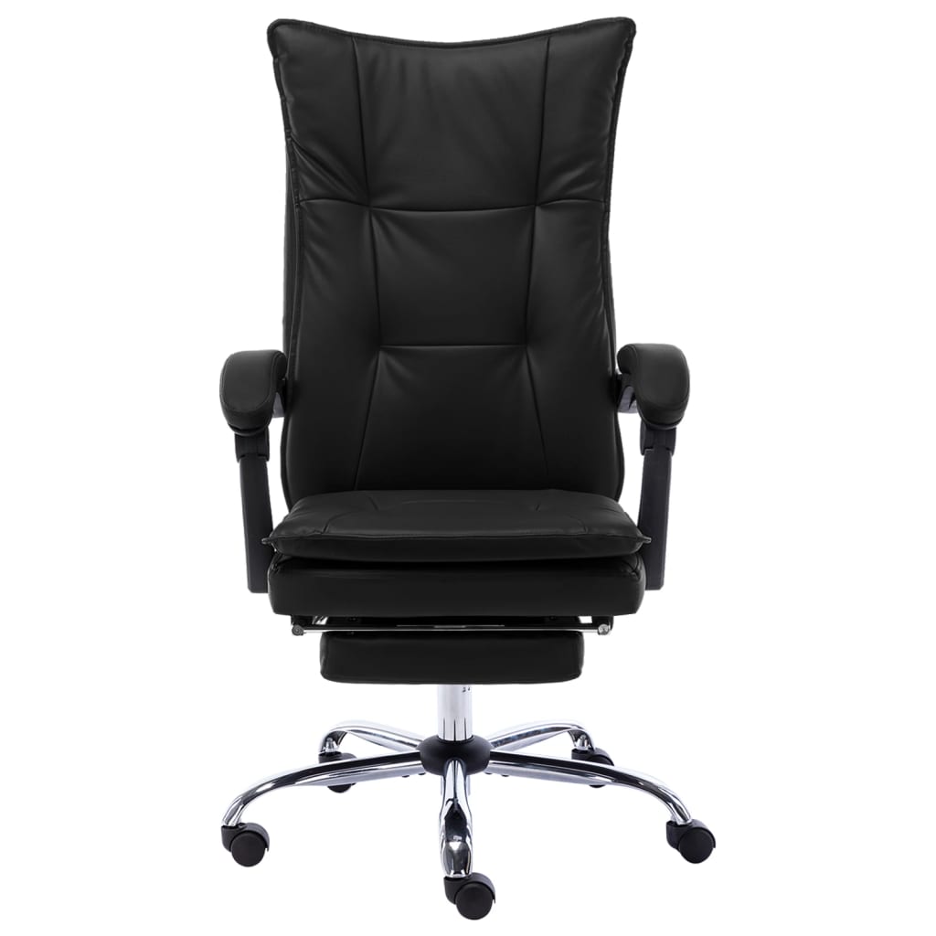 Chaise de bureau Noir Similicuir