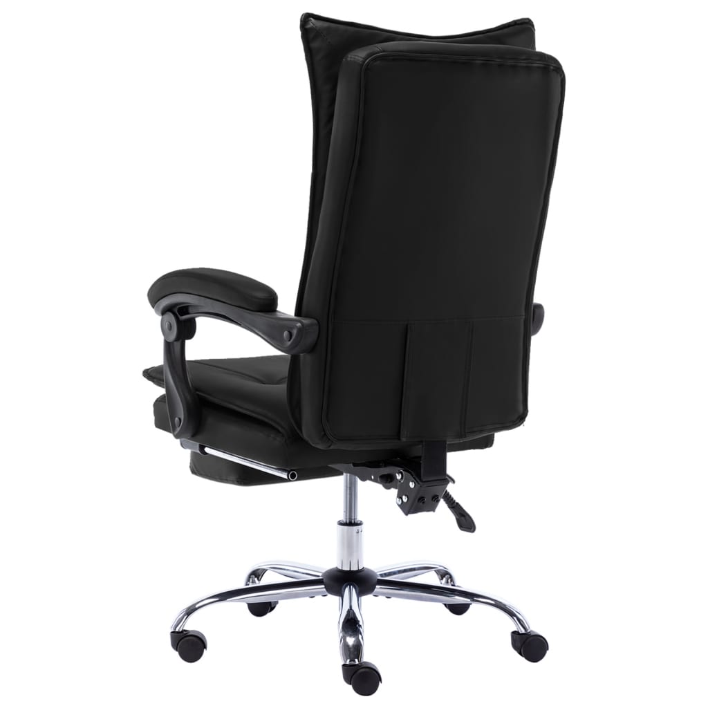 Chaise de bureau Noir Similicuir