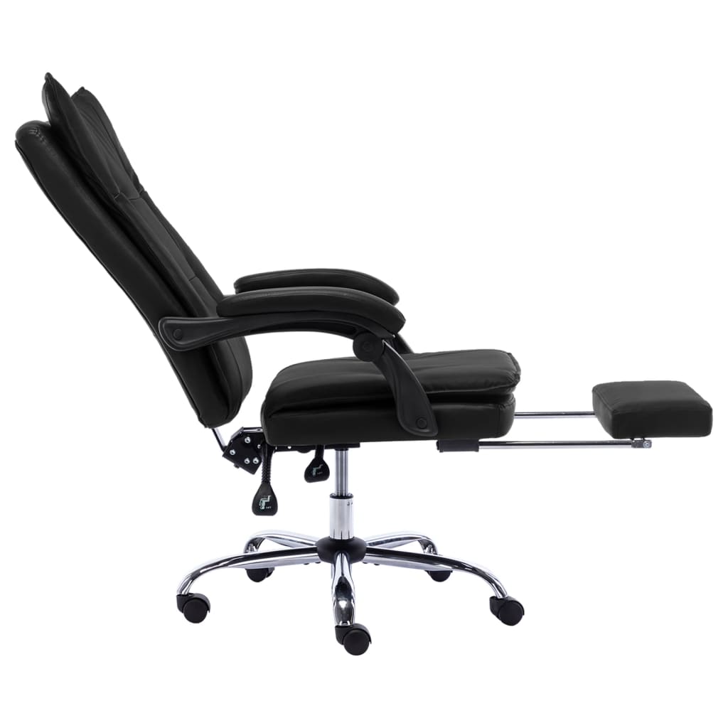 Chaise de bureau Noir Similicuir