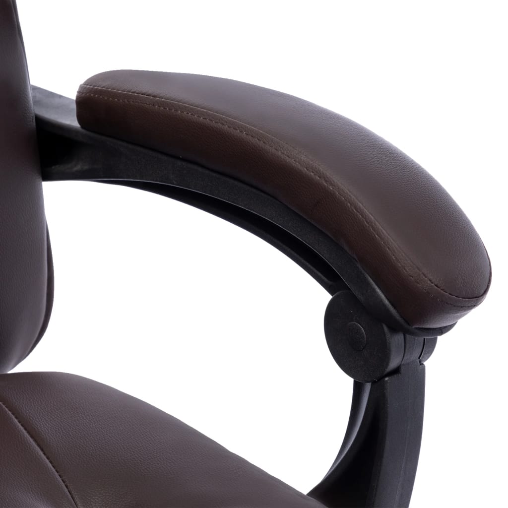 Chaise de bureau Marron Similicuir