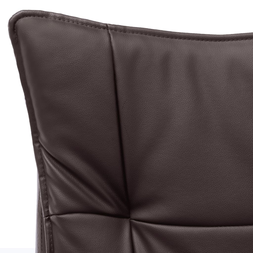 Chaise de bureau Marron Similicuir