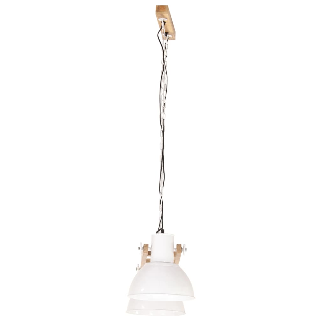 Lampe suspendue industrielle 25 W Blanc 109 cm E27