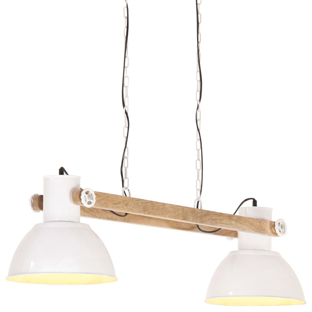 Lampe suspendue industrielle 25 W Blanc 109 cm E27