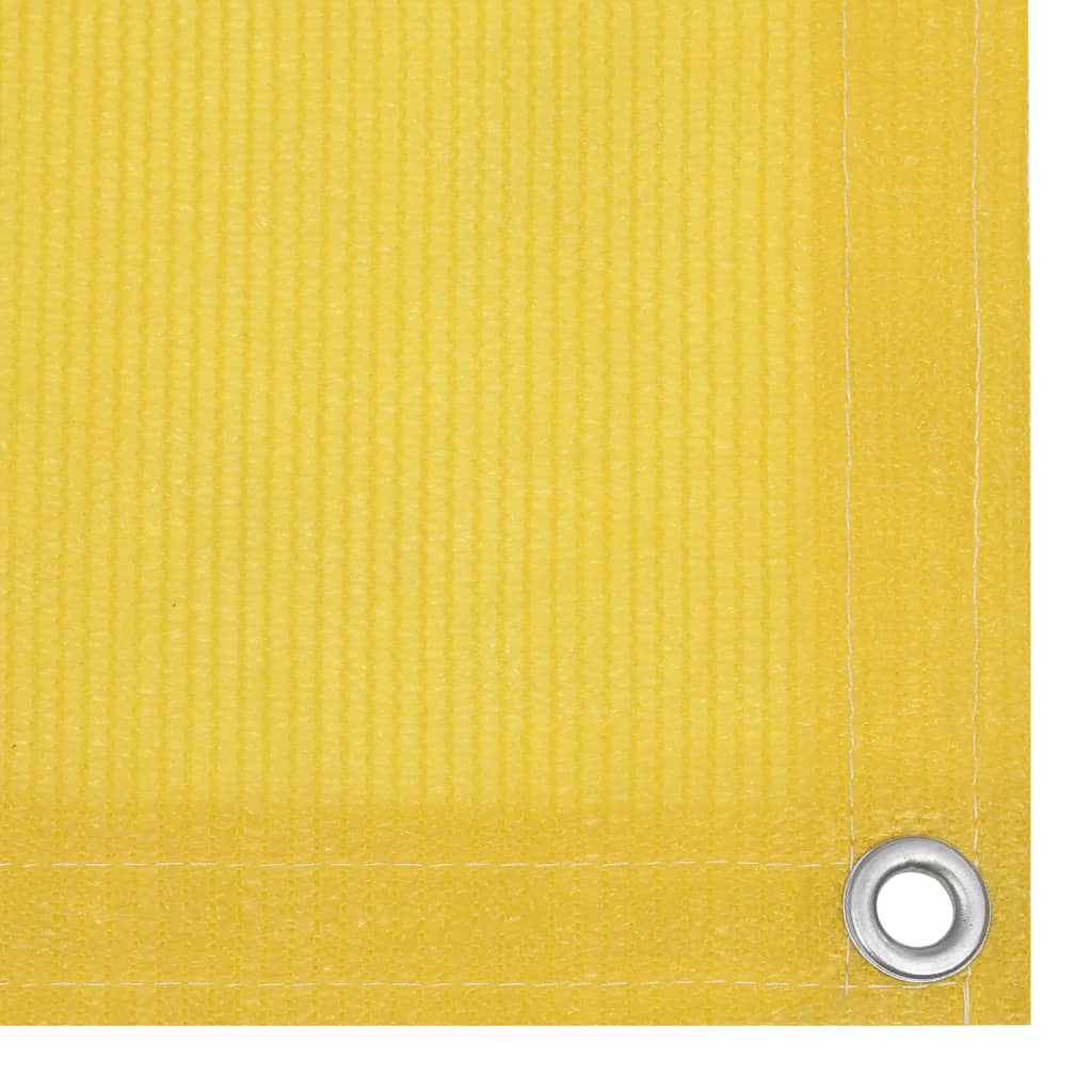 Écran de balcon Jaune 120x300 cm PEHD