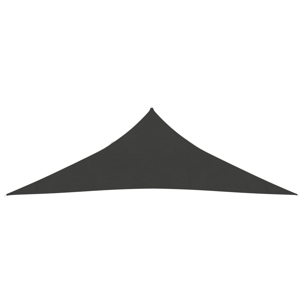 Voile d'ombrage 160 g/m² Anthracite 3x3x3 m PEHD