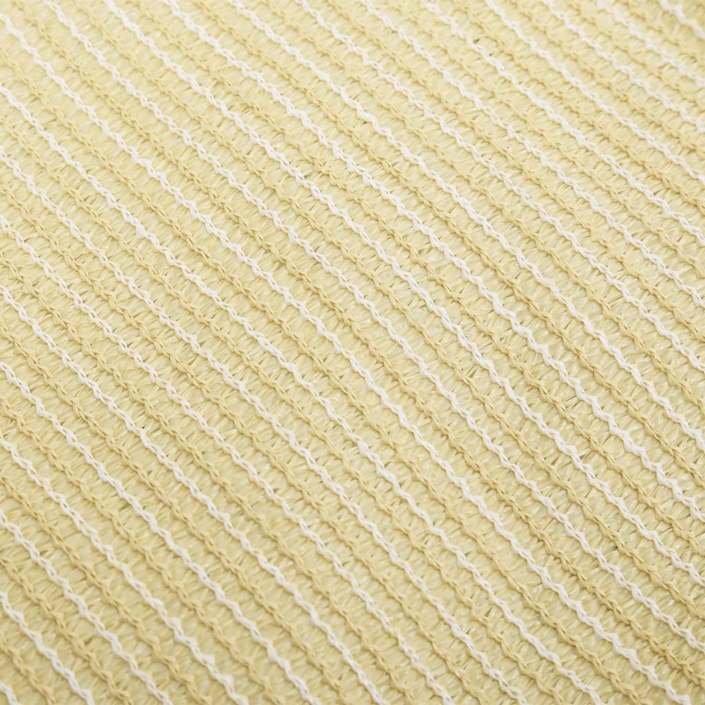 Voile d'ombrage 160 g/m² Beige 3/4x2 m PEHD