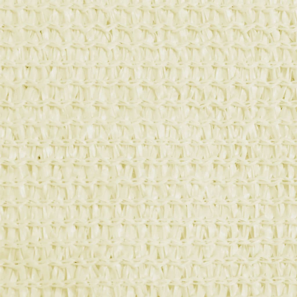 Voile d'ombrage 160 g/m² Crème 5x5x6 m PEHD