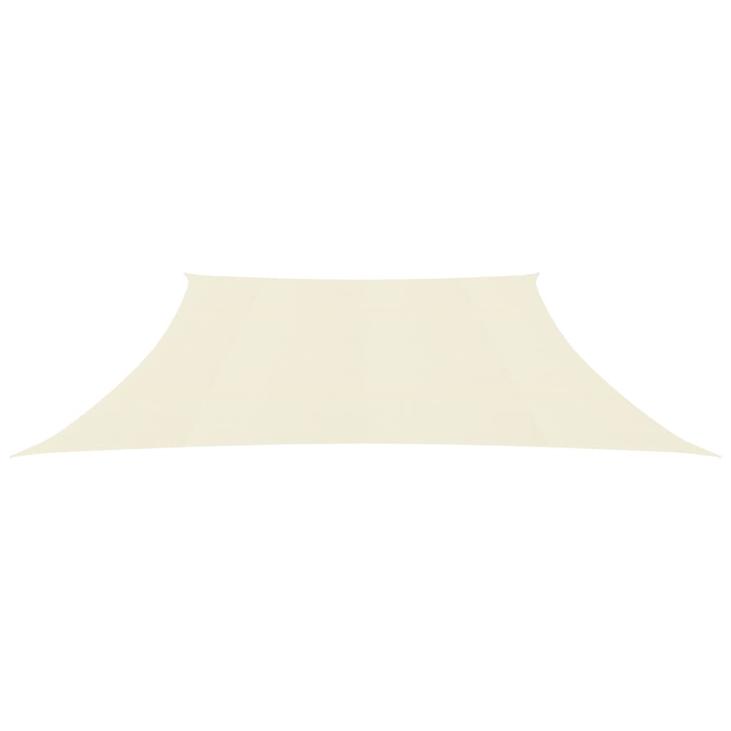 Voile d'ombrage 160 g/m² Crème 3/4x3 m PEHD