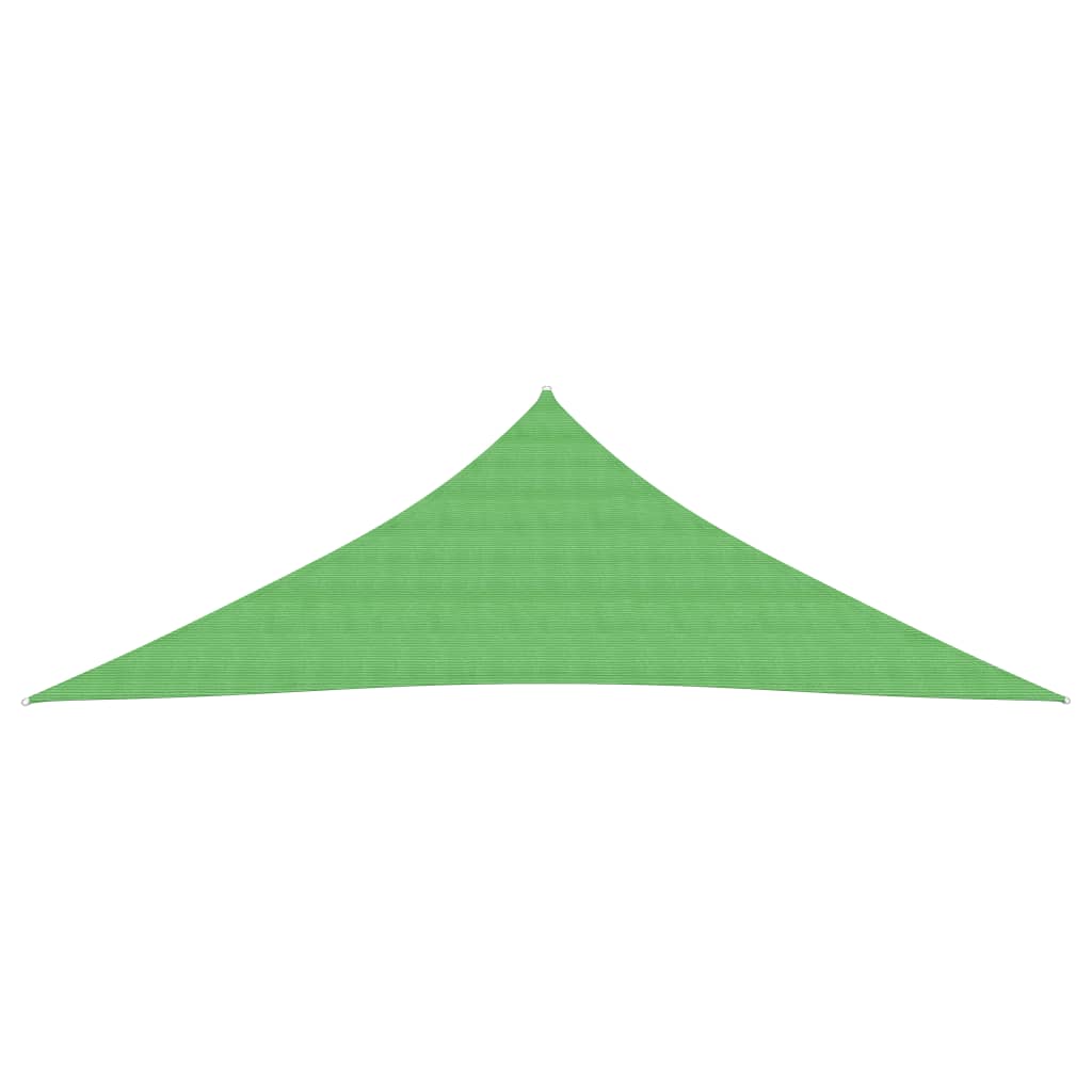 Voile d'ombrage 160 g/m² Vert clair 3x3x4,2 m PEHD