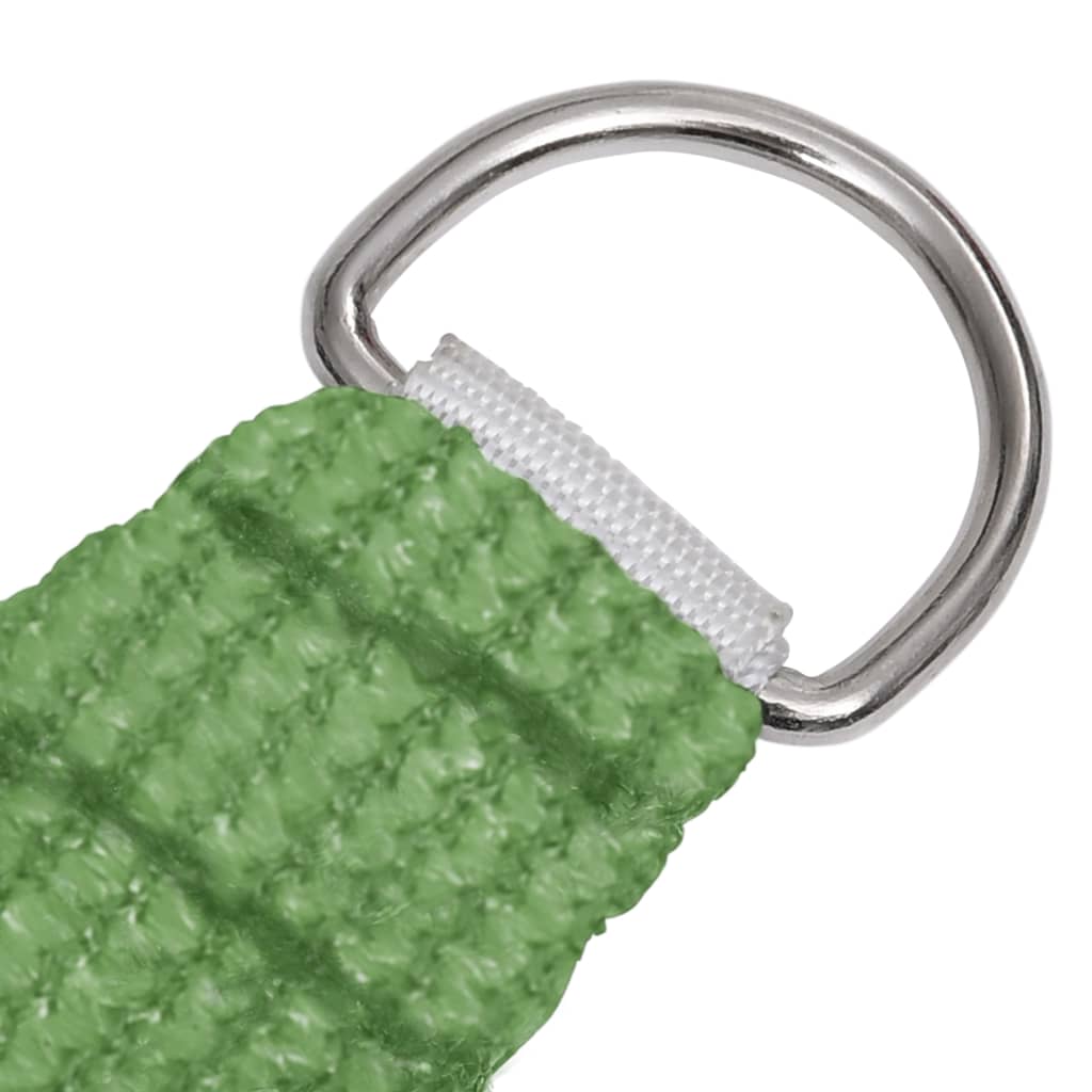 Voile d'ombrage 160 g/m² Vert clair 3x3x4,2 m PEHD