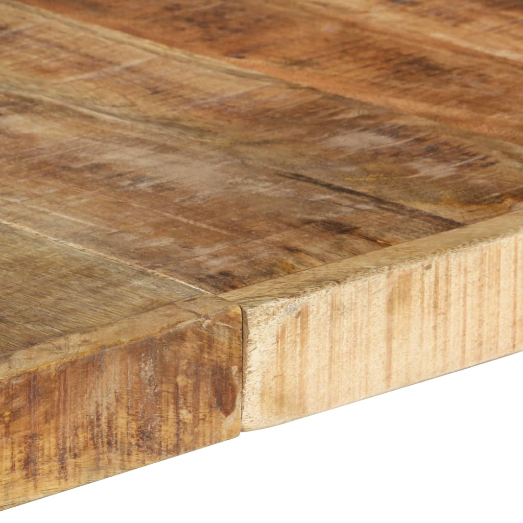 Table de salle à manger 140x140x75 cm Bois de manguier brut