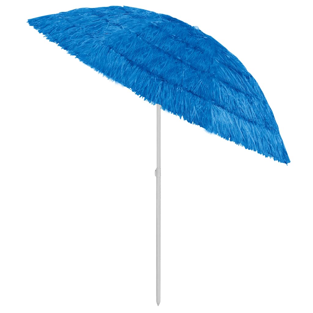 Parasol de plage Hawaii Bleu 240 cm