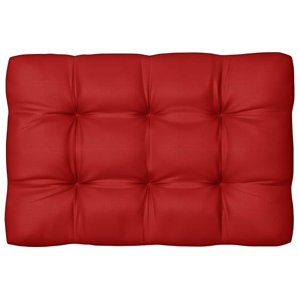 Coussins de canapé palette 3 pcs Rouge